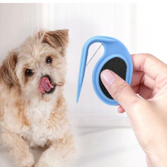 Green Meadow Fur Buster Open Knot Comb & De-Shed Professional Pet Grooming Tool - Picture 1 of 7